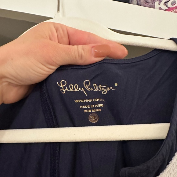 Lilly Pulitzer Brewster Navy Dress - Picture 3 of 4